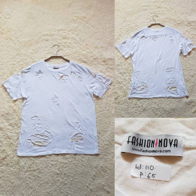 Preloved kaos ripped