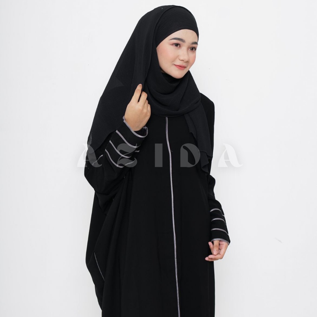 Gamis Abaya Hitam Terbaru Gamis Wanita Hitam Gamis Wanita Muslim Abaya Hitam Turkey Abaya Arab Jetbl