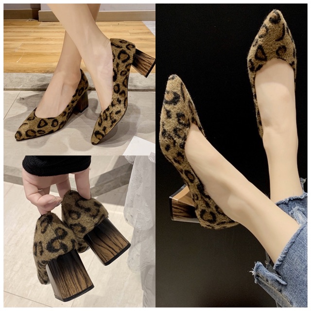 Heels leopard import china