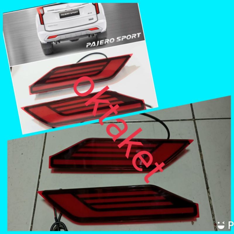 lampu reflektor bumper lamp all new pajero 2021 led tipe B