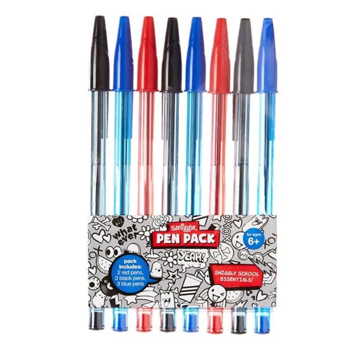 

Smiggle Pen Pack x 8