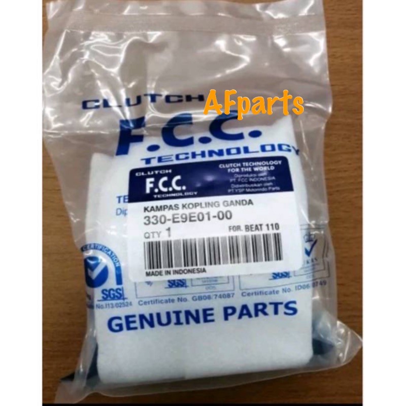 Kampas Ganda Kopling FCC Beat Karbu Lama Old FCC Original