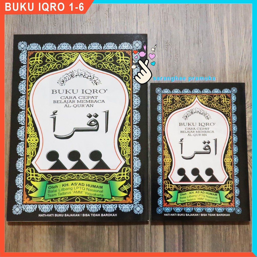 Buku IQRO Besar Kecil iqra anak