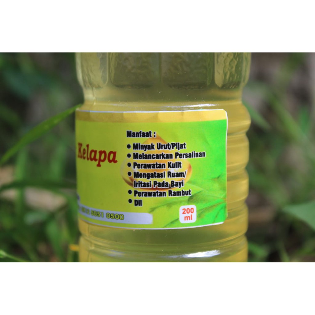 Jual Promo Minyak Kelapa Asli 200ml Minyak Kelapa Murni Minyak Kelapa