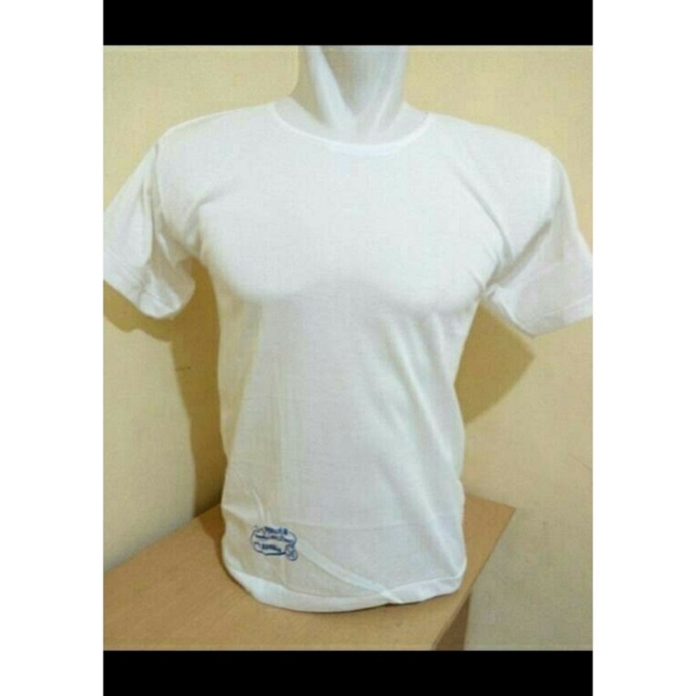 KAOS OBLONG PRIA SWAN BRAND ORIGINAL DALAMAN MURAH PUTIH POLOS  SIZE 36 38 40 42 HARGA GROSIR