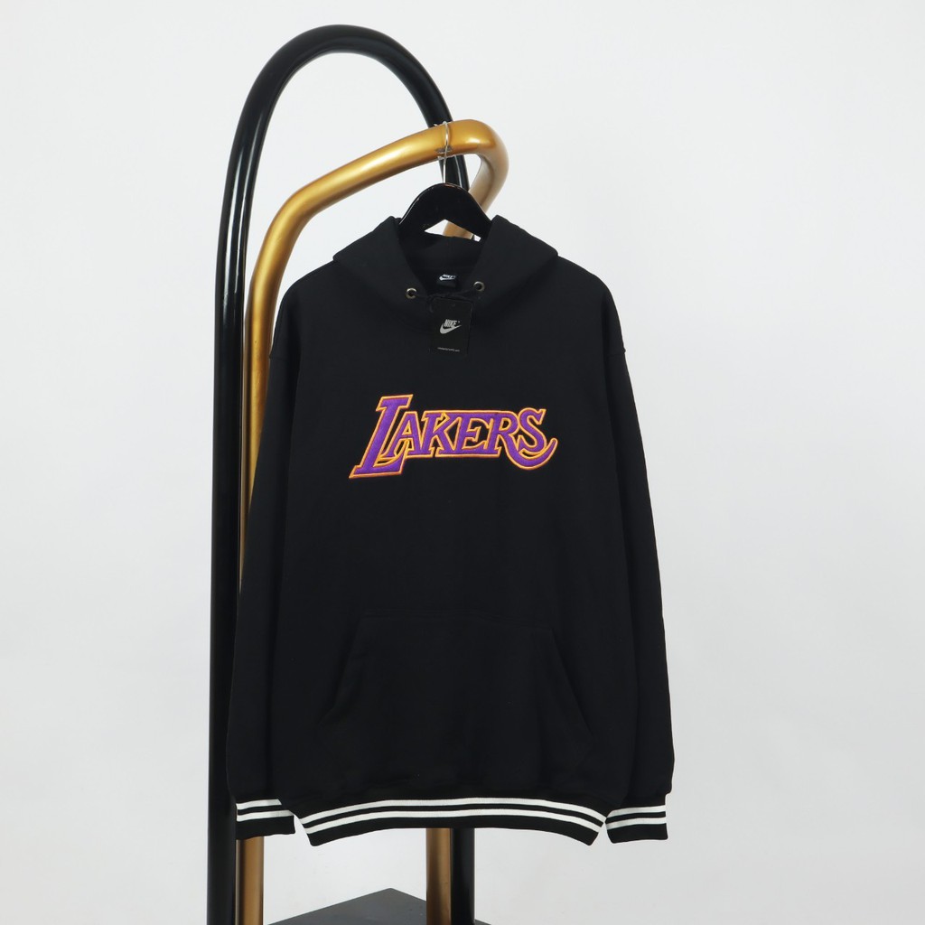 JAKET SWEATER HOODIE EMBROIDERY LAKERS BIG TEXT SIMPLE UNISEX GOOD QUALITY