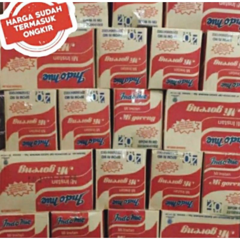 

Indomie goreng 1 karton isi40