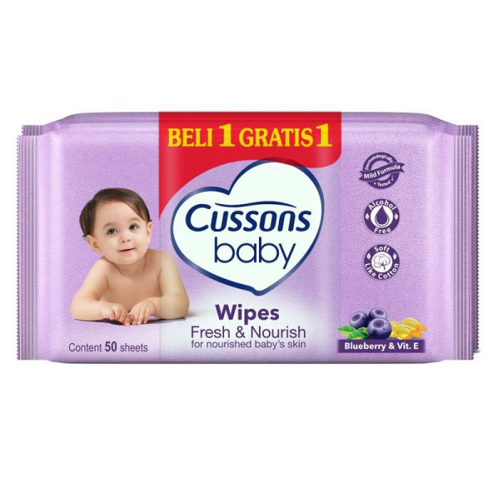 ♥BabyYank♥ Cussons Tisu Basah Beli 1 Gratis 1