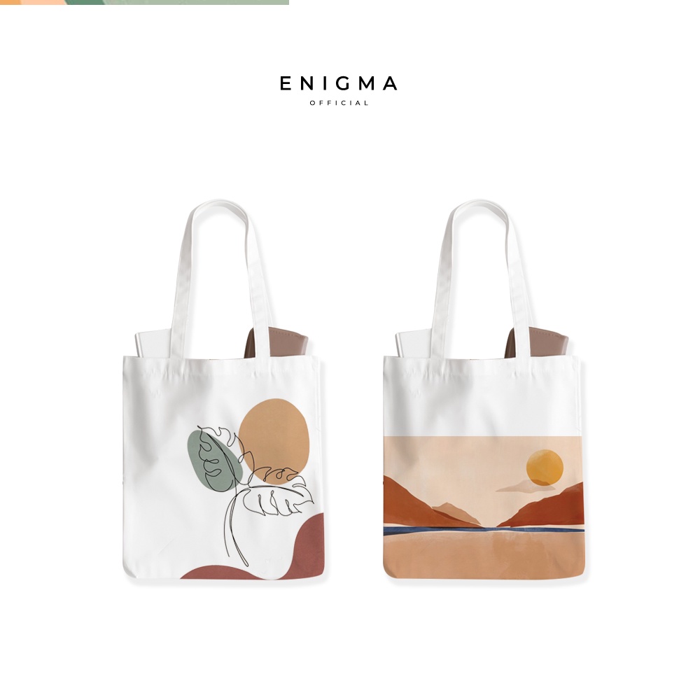 TERBARU TOTEBAG KANVAS AESTHETICS ORIGINAL ENIGMA OFFICIAL TOTEBAG WANITA TAS TOTE BAG