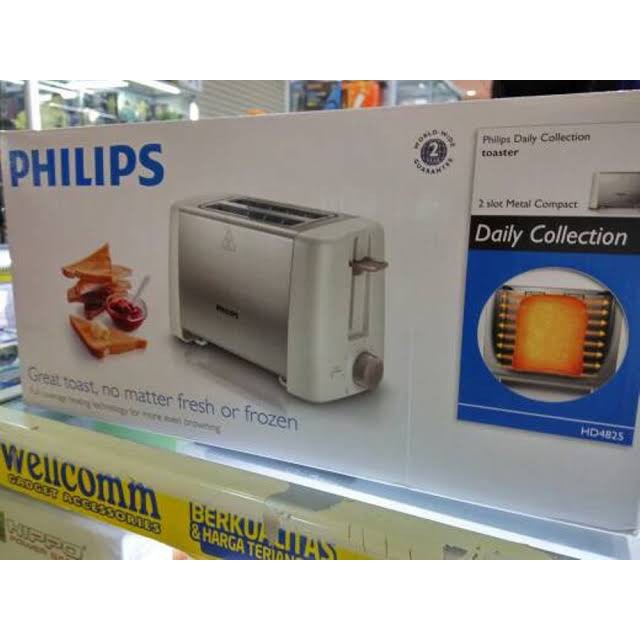 Philips Toaster Hd4825 Alat Pemanggang Roti Hd4825 02 Shopee Indonesia