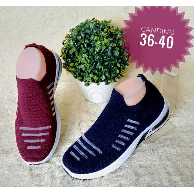 SEPATU SNEAKERS IMPORT CANDINO/TANPA TALI DISKON