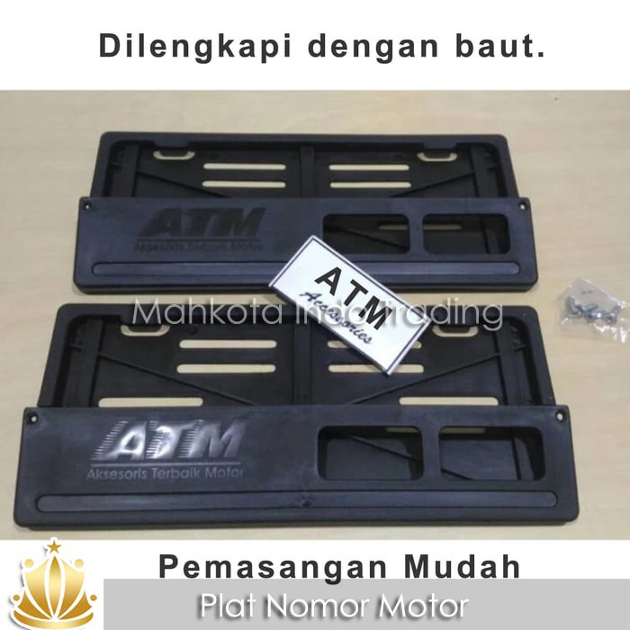 Tempat Plat Nomor Motor Universal Kualitas Bagus