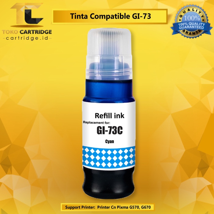 Tinta Compatible GI-73 GI73 GI 73 gi73 Printer Cn Pixma G570 G670 Dye Ink