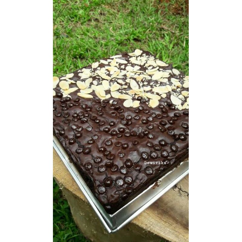 

brownies choco almond-mitha cake