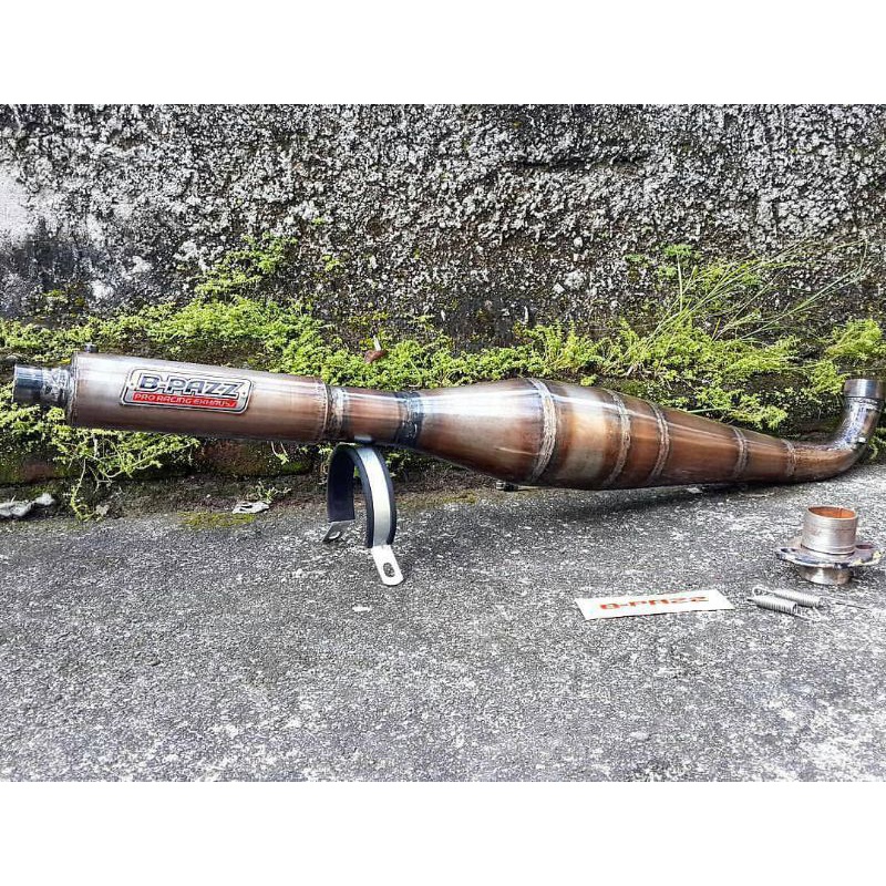 Knalpot BPAZZ Drag Yamaha FIZR / FIZ / Force 1 Bahan Galvanis Original B-PAZZ