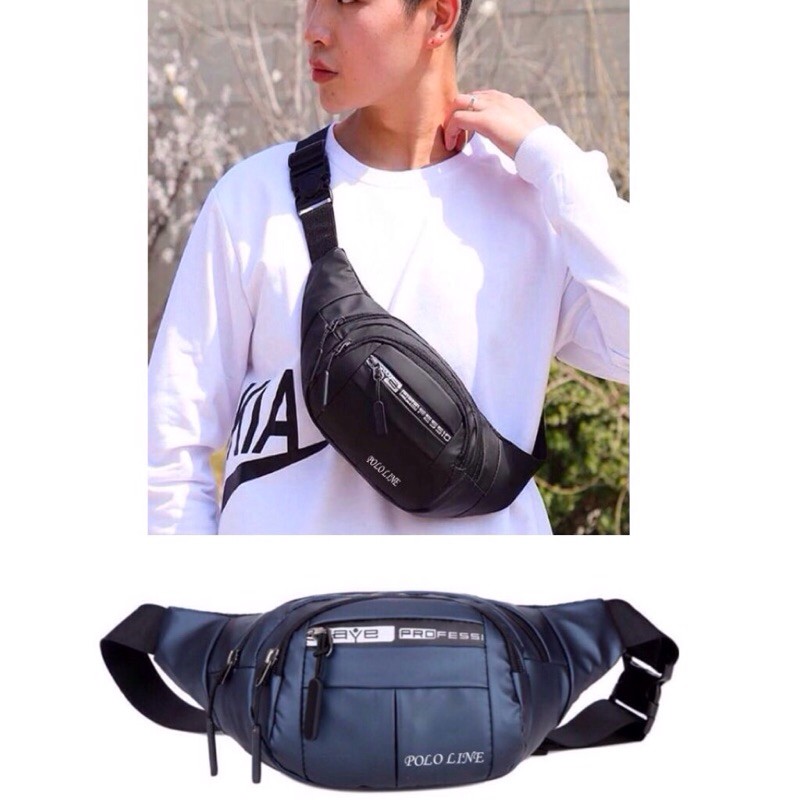 tas pinggang polo line