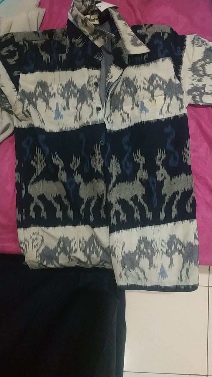 Couple Hanbok Kemeja Tenun Catalinatenun