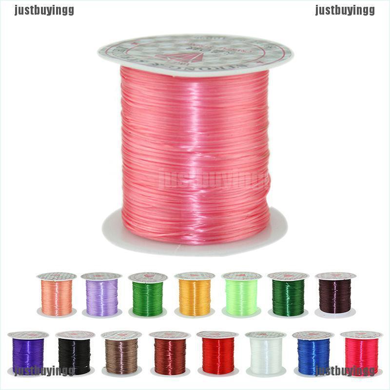 JB✪ 10M Strong Stretch Elastic Cord Wire rope Bracelet Necklace String Bead 0.5mm,