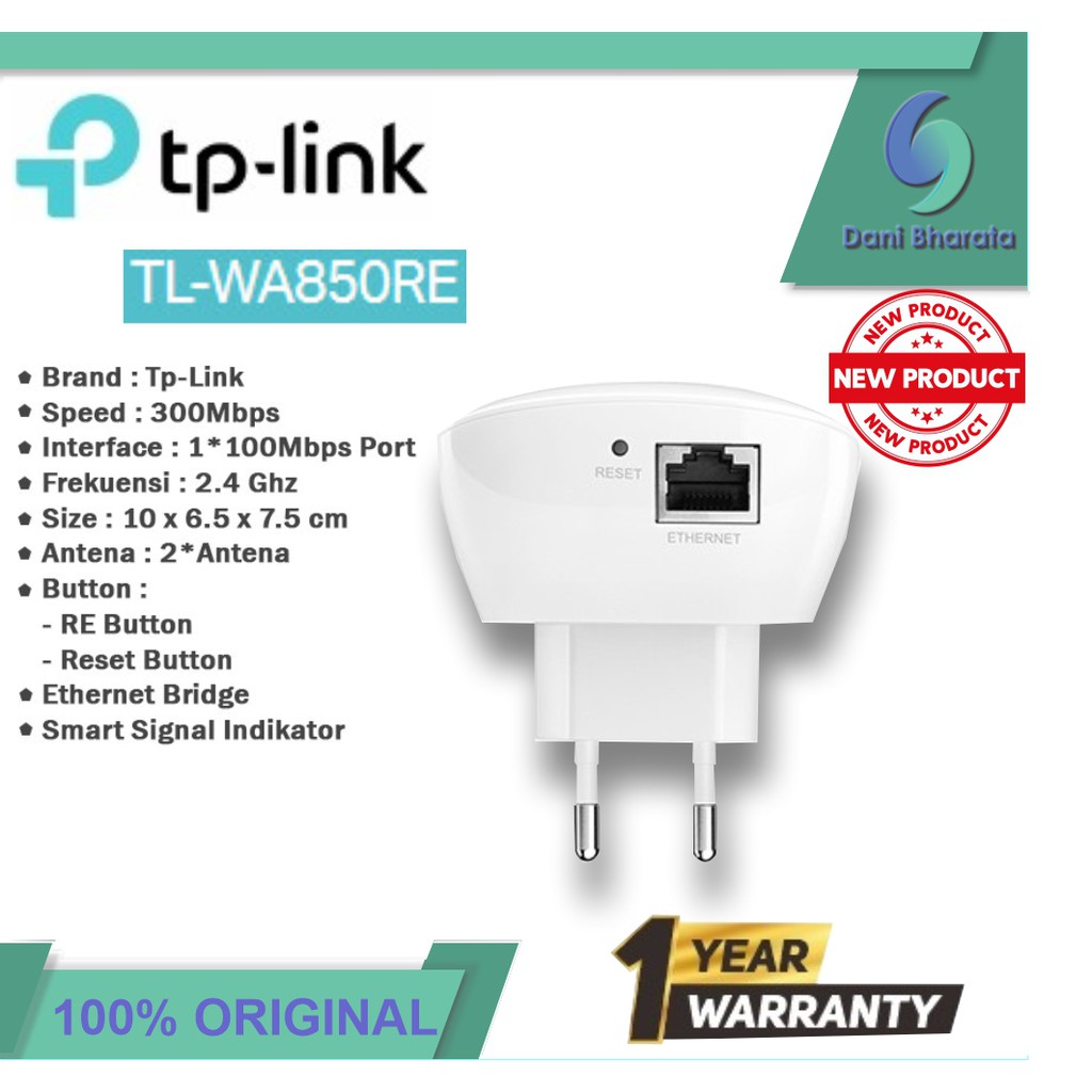 TP-LINK TL-WA850RE 300Mbps Wi-Fi Range Extender - White wifi extender