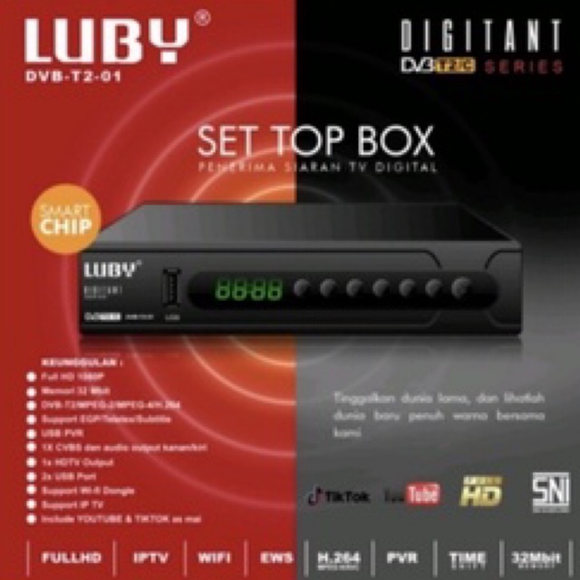 STB TV DIGITAL Set Top Box Digital DVB T2-01/ STB Digital Luby terbaik berkualitas tabung android tv