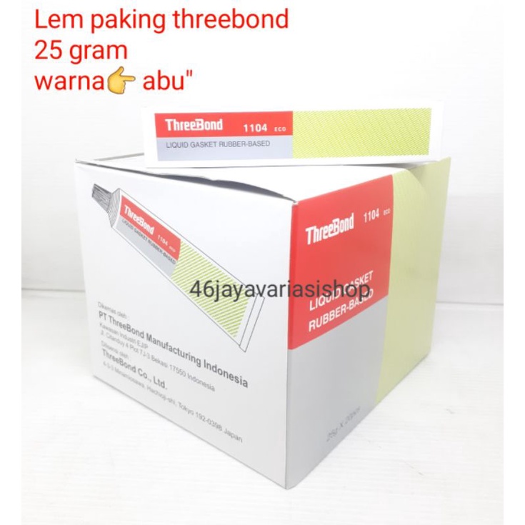 

LEM PAKING THREEBOND 25 GRAM WARNA ABU