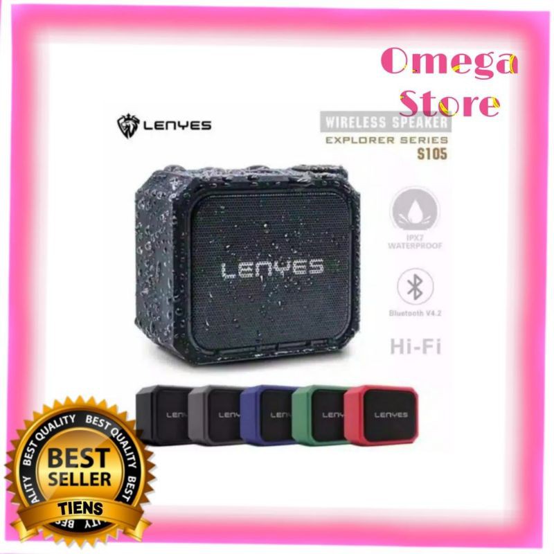 speaker bluetooth lenyes S105 original waterproof