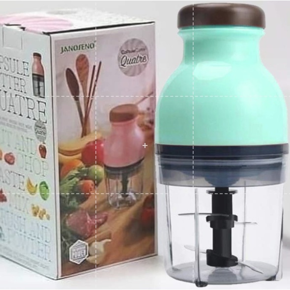 BLENDER PORTABLE CAPSULE CUTTER QUATRE ORIGINAL /  KAPSUL PENGGILING DAGING / BLENDER JUMBO-CAPSUL HJ TOSCA 4P