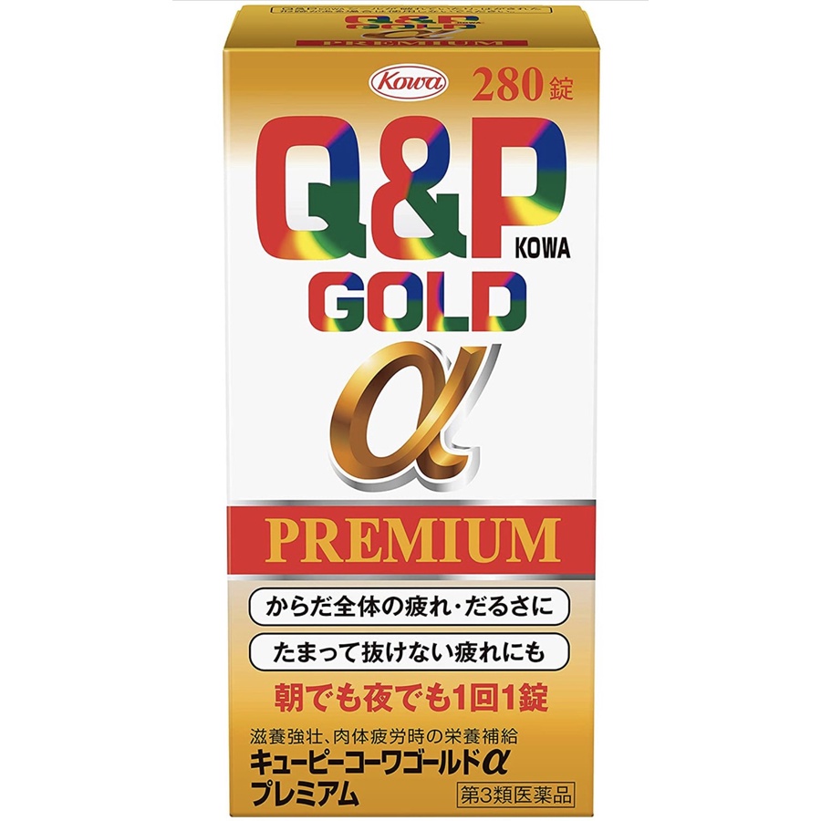 Takaski KOWA Q&P Kowa Gold α Alpha Plus Premium 280 Tablets Japan