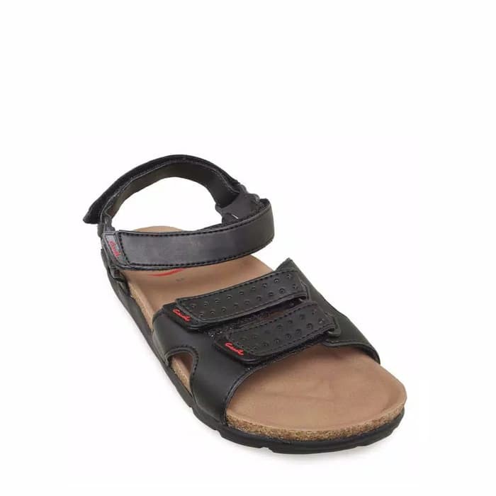 Sandal Pria/Sendal Ekydo Sandal Pria Footbad Radovan 03 Black - Carvilekydo, 41