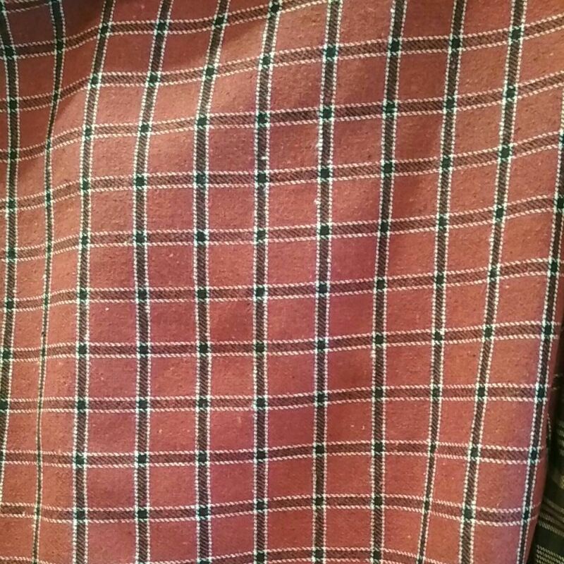 Kain Linen Flanel Kotak