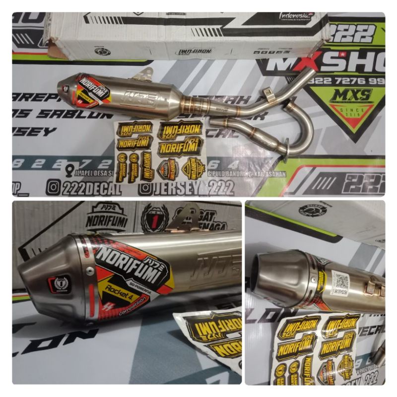 KNALPOT ROCKET 4 KOMPETISI KLX