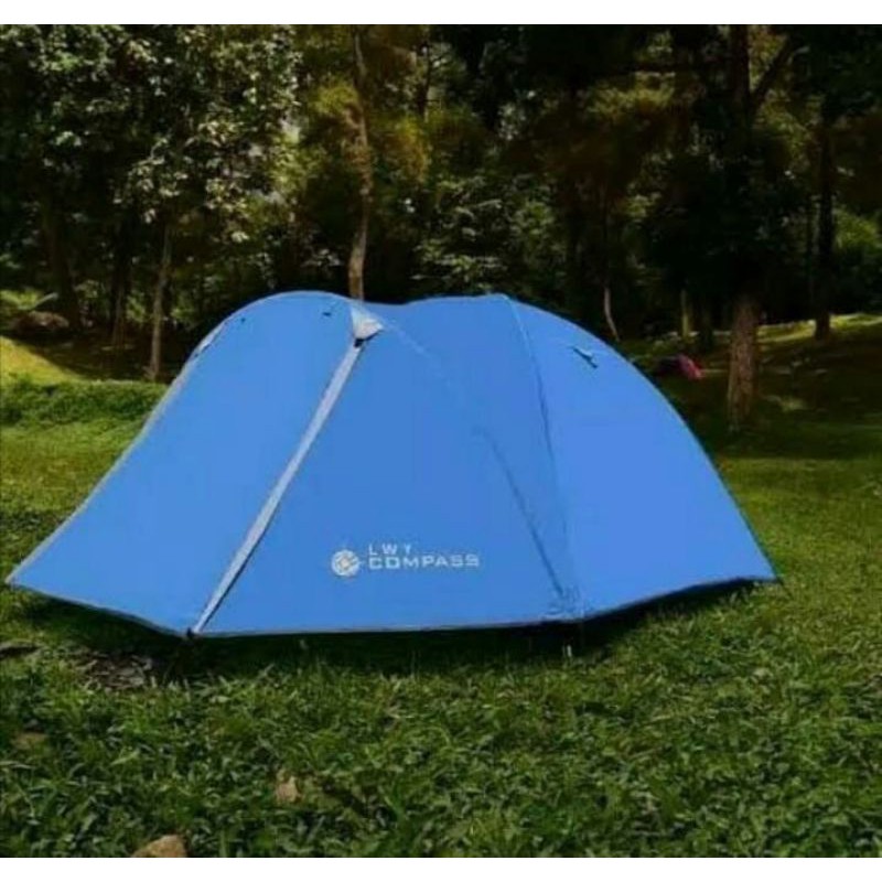 Tenda camping LWY Compas kap. 4-5 personil frame fiber