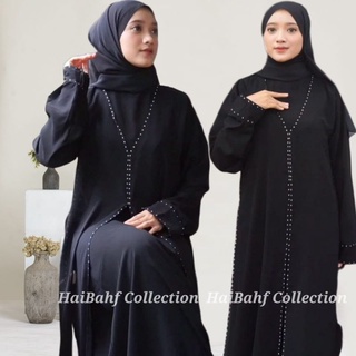 Promo Abaya Gamis Turkey Maxi Dress Hitam Abaya Arab Saudi Sifon Exclusive