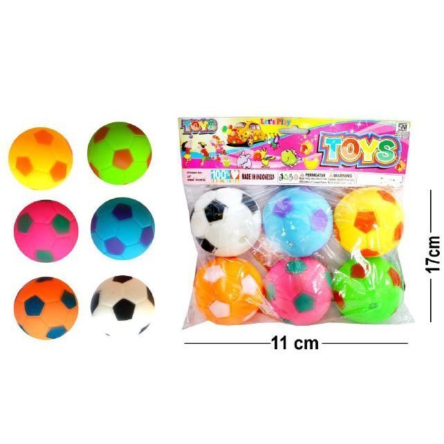 Mainan Anak Bayi Bola Karet Bunyi
