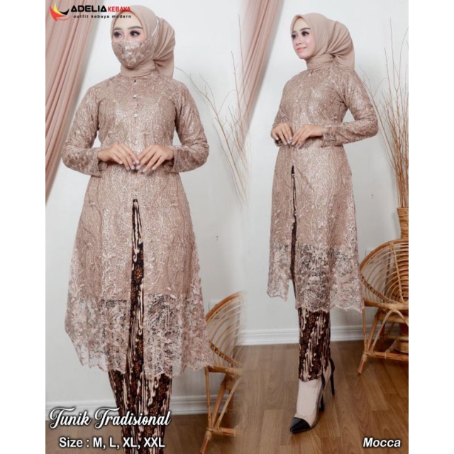 KEBAYA ORIGINAL//KEBAYA MODERN//SET TUNIK TRADISIONAL//Kode ADK