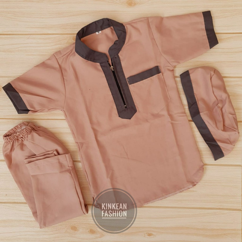 Koko Kurta Zipper Anak size M &quot;2-4 tahun&quot;