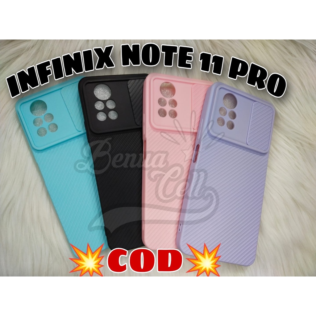 INFINIX NOTE 11 PRO, NOTE 11 NFC SOFTCASE SLIDING KAMERA CASE SLIDE CAMERA INFINIT NOTE 11 NFC // NOTE 11PRO - BC