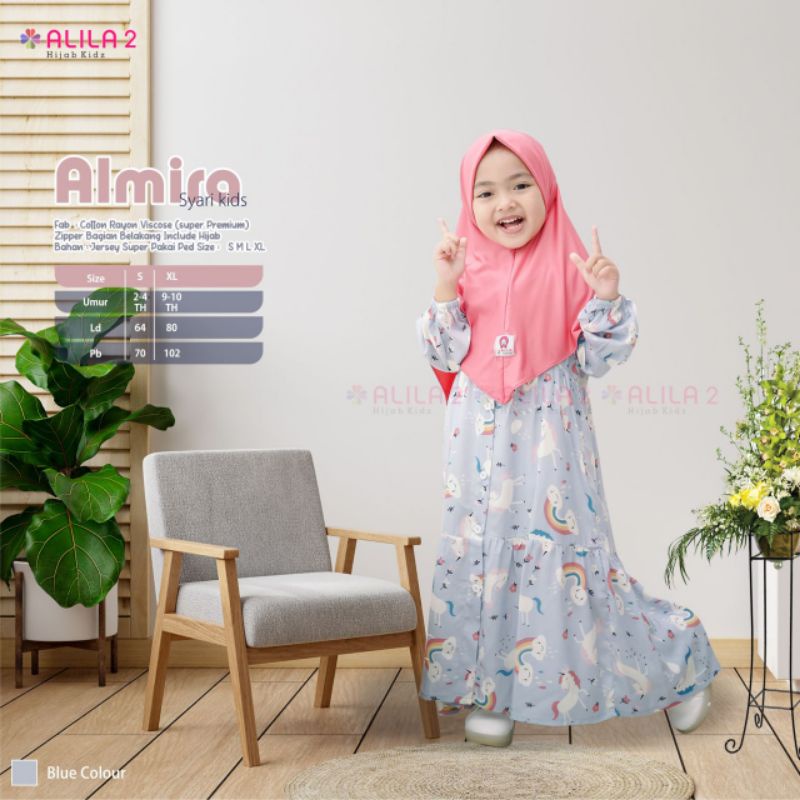 ALMIRA SYARI KIDS ORI BERLABEL ALILA KIDS