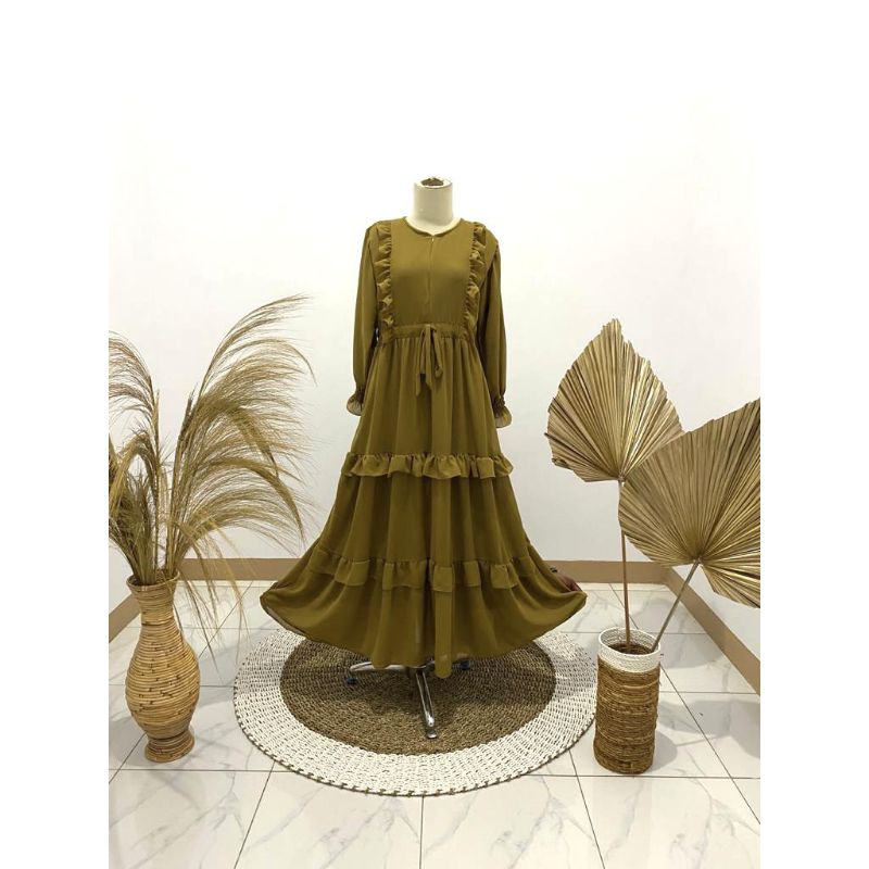 Dress ceruty belanda / gamis ceruty belanda