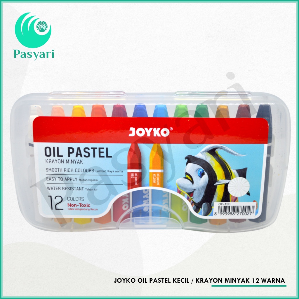 

Joyko Oil Pastel kecil / Krayon Minyak 12 warna / 24 Warna