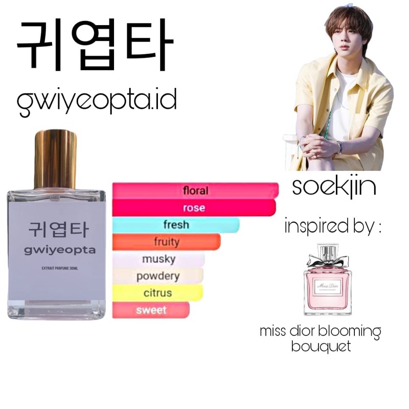 PARFUM JIN BTS MISS DIOR BLOOMING BOUQUET