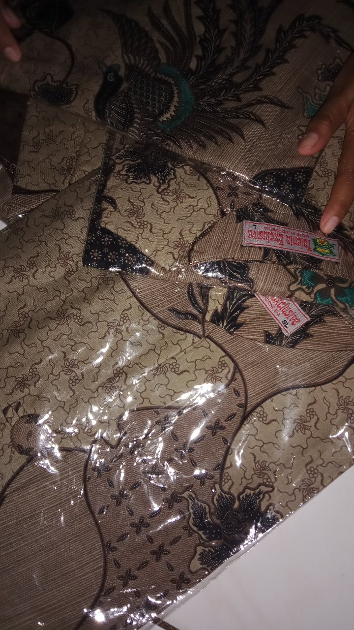 Kemeja Batik Couple | Kemeja Batik Premium | Atasan Batik Couple Ruflle | Kemeja Batik Exclusive