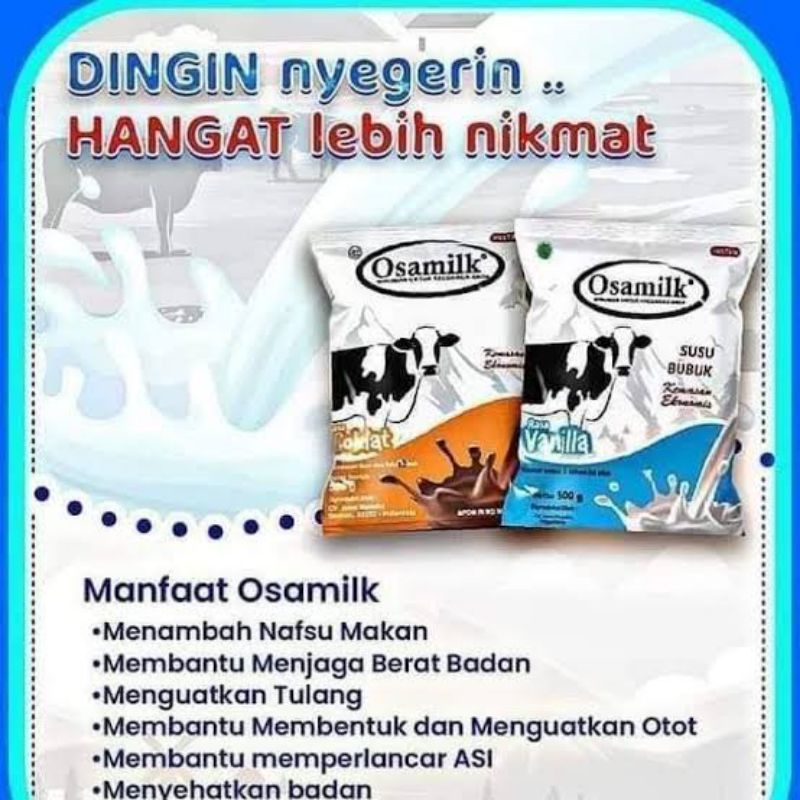 

PROMO SUSU OSAMILK ORIGINAL PENAMBAH BERAT BADAN ANAK DAN DEWASA