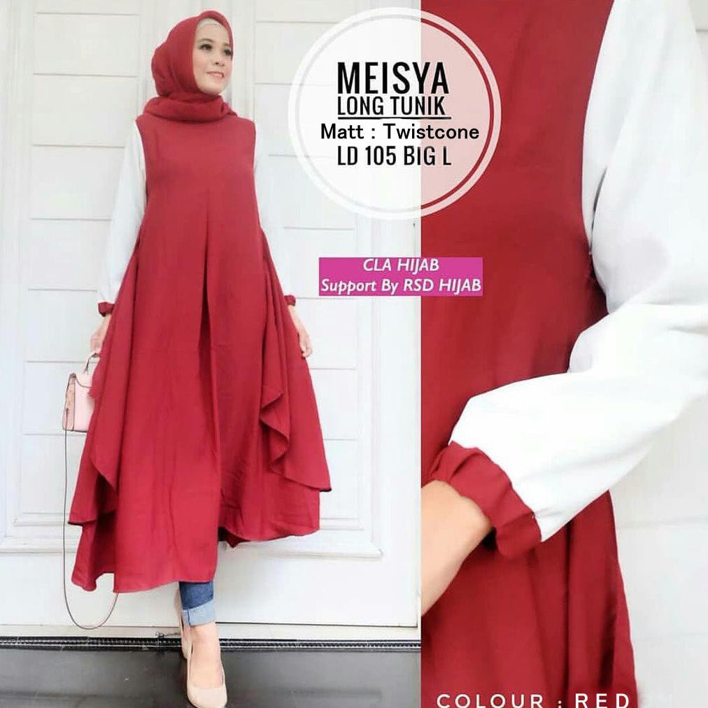 Baju wanita Ochi tunik | Promo BEST SELLER / Meisya long tunik