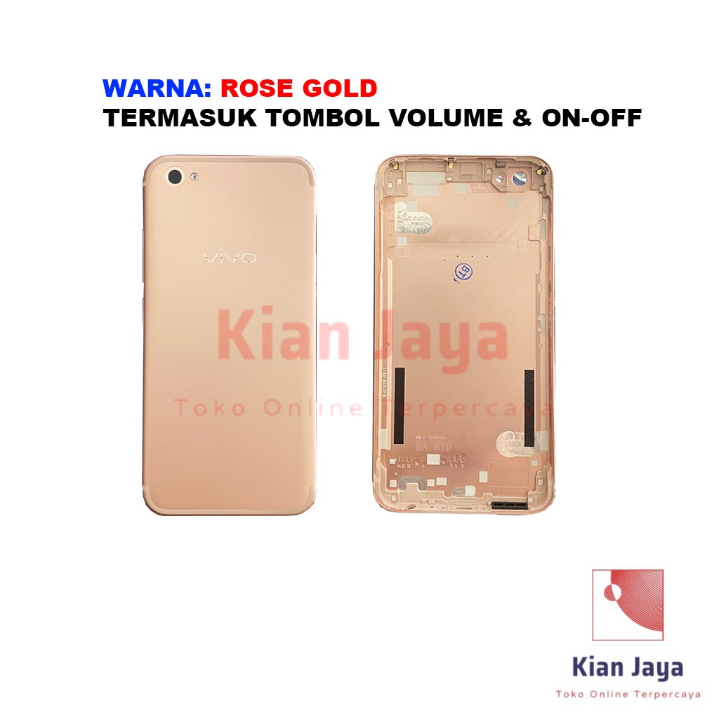 Backdoor Vivo V5+ V5 Plus Back Cover Tutup Belakang Baterai Cassing Casing Backcase Original