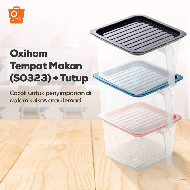 Kotak Tempat Penyimpanan Makanan Size Medium - Oxihom