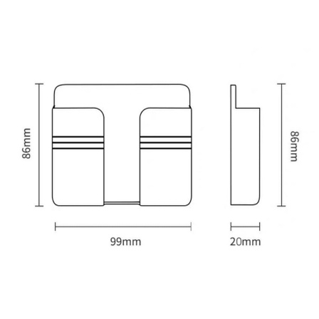 HOLDER HP REMOTE TEMPEL DINDING MULTIFUNGSI [SWEETSPACE]