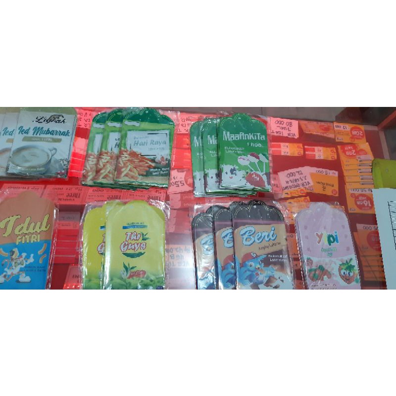 

amplop lebaran snack kekinian isi 10pcs