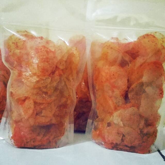 

Seblak kaca / seblak keripik kaca khas ciamis kicimpring ipis