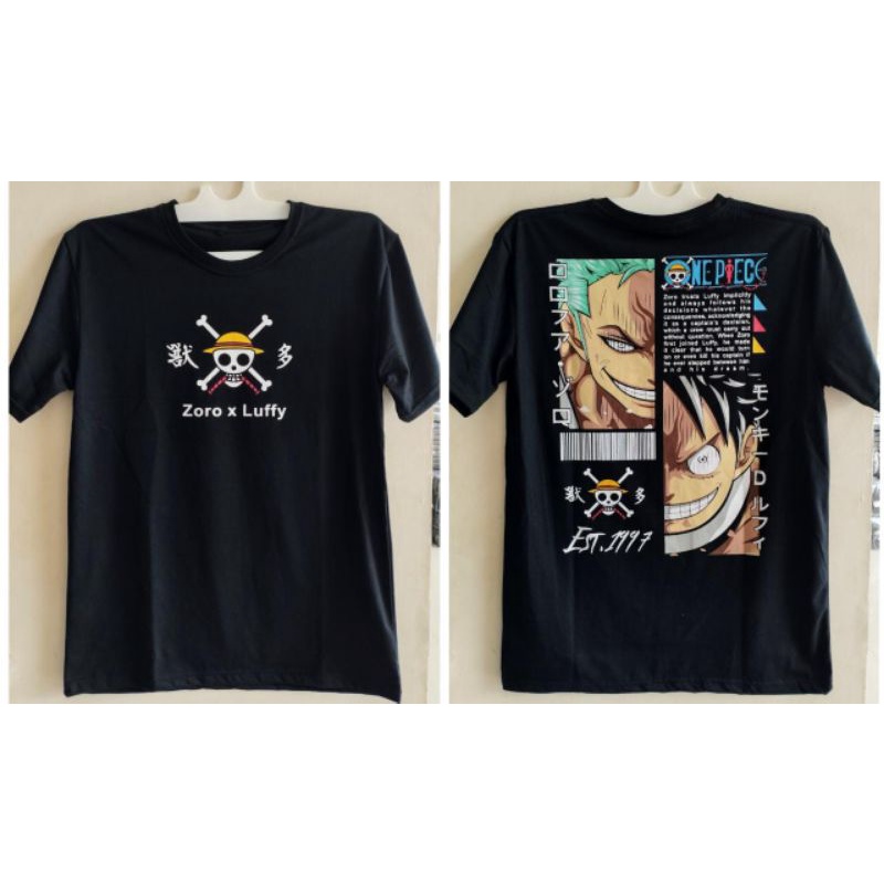 KAOS T-SHIRT ANIME ZORO ONE PIECE